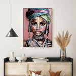 3-african-paintings-on-canvas-african-paintings-for-sale-tribal-beauty