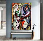 3-picasso-canvas-prints-picasso-print-poster-girl-in-front-of-mirror-replica