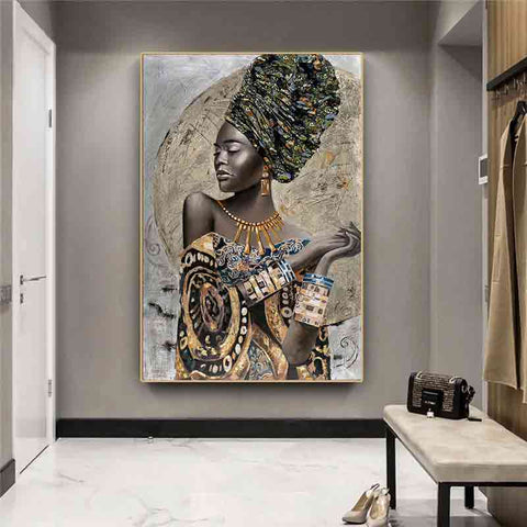 2-african-paintings-on-canvas-african-paintings-for-sale-traditional-woman