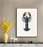 3-lobster-wall-art-lobster-painting-blue-lobster